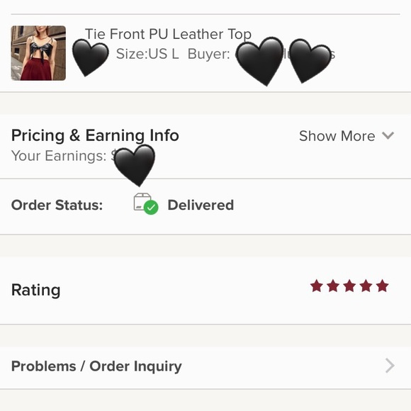 ✨LAST ONE✨Tie Front PU Leather Top - Picture 5 of 5